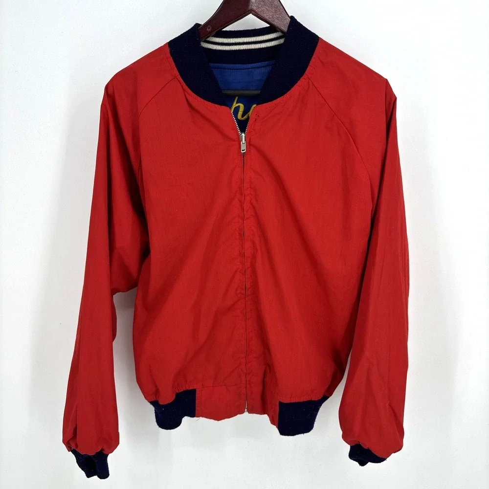 Vintage Sukajan Souvenir Reversible Jacket Dragons size Medium 50s 60s Japan